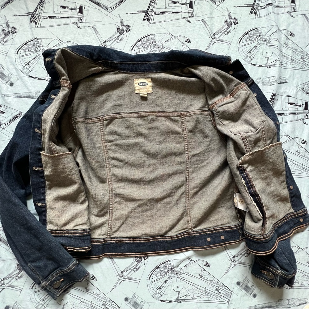 Old Navy Dark Blue Jean Jacket - Picture 3 of 10